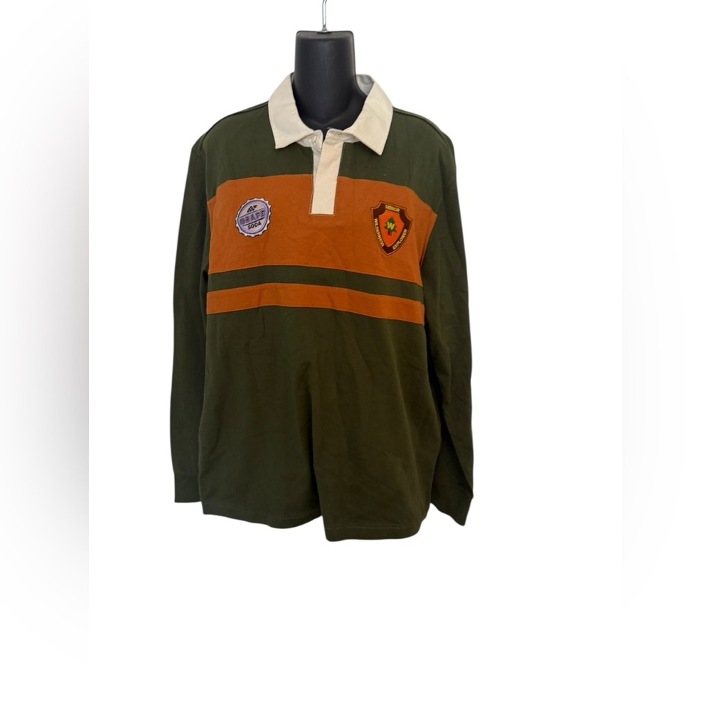 Disney  Pixar Up Varsity Collar Long Sleeve Shirt — BoxLunch